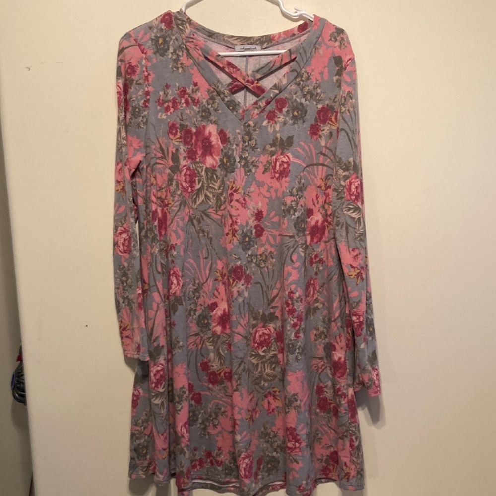 White Birch Long Sleeve Dress